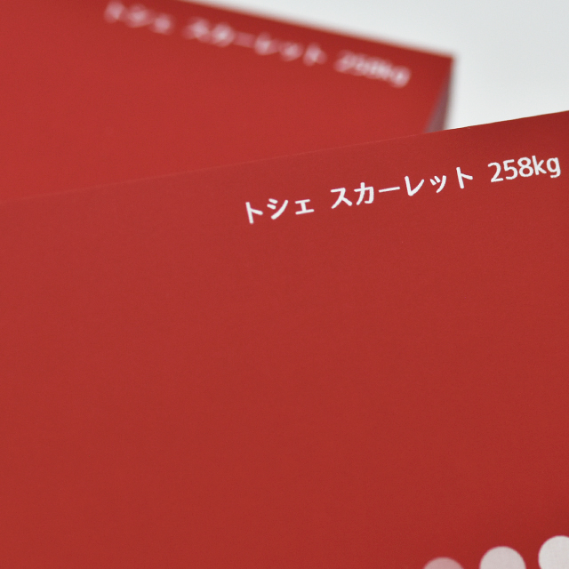 トシェ スカーレット 258kg用紙イメージ1